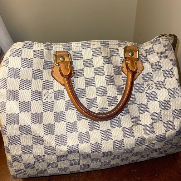 Louis Vuitton Handbags - Louis Vuitton Speedy 30 Damier Azur